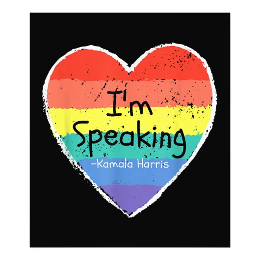 I's Kamala Harris giの副話大統領 フォトプリント (正面)