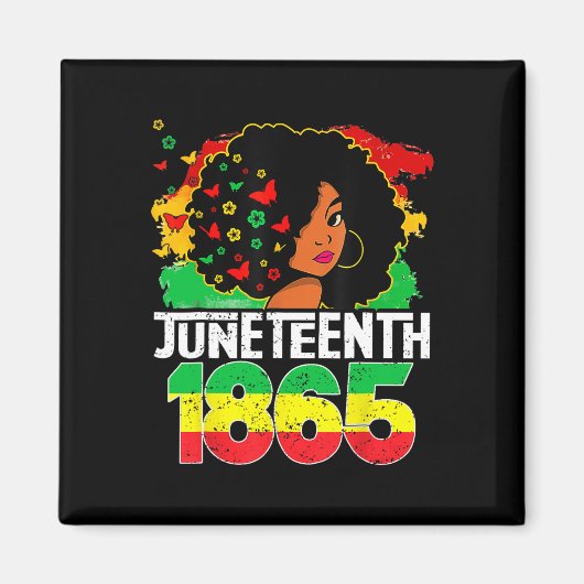 Is My Independence Day Black Women Freedom 1865 7 マグネット (正面)