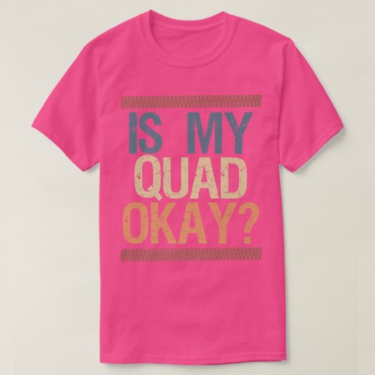 Is My Quad OkヴィンテージレトロQuad Bike Rider 717 Tシャツ (デザイン正面)