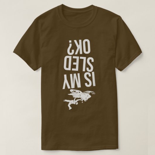 Is My Sled Ok Snowmobile Tシャツ (デザイン正面)
