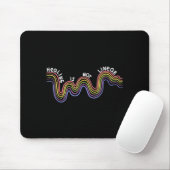 is Not Linear Funny Rainbow Mental Health マウスパッド (マウス)