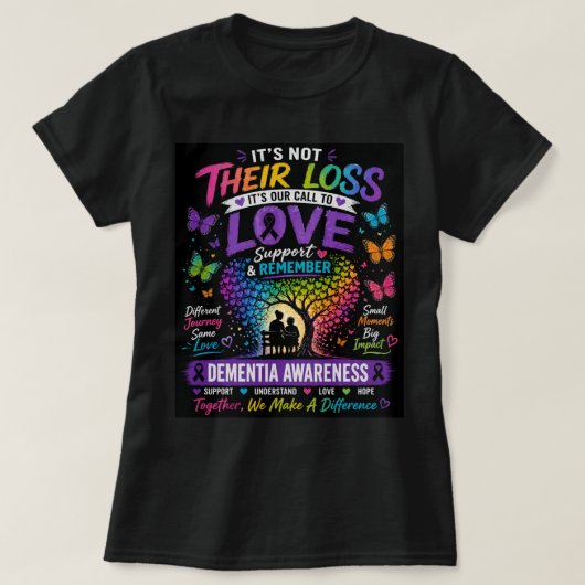 Is Not Their Loss Awareness T-Shirt Tシャツ (デザイン正面)