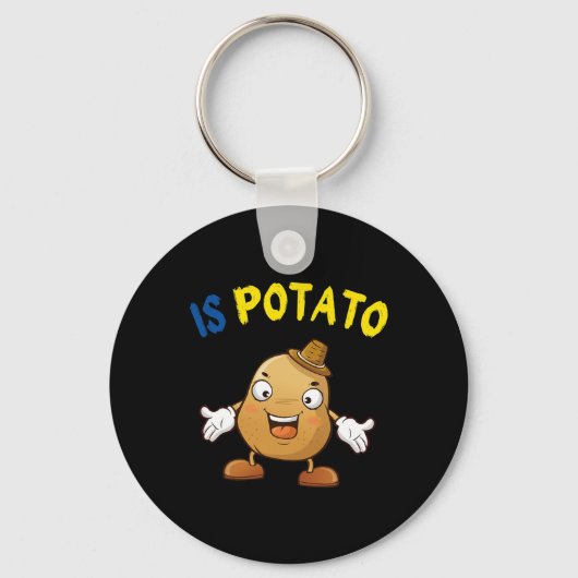 Is Potato Funny Ukraine Joke Support Ukraine Is Po キーホルダー (正面)
