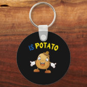 Is Potato Funny Ukraine Joke Support Ukraine Is Po キーホルダー (正面)