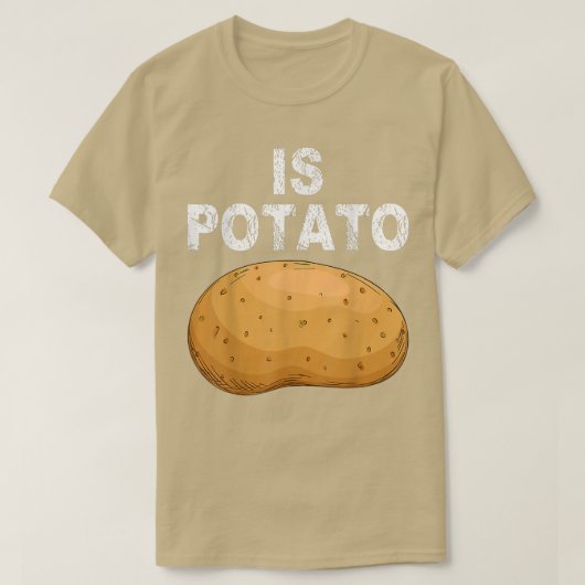 Is Potato In Television As Seen On Late Night T-Sh Tシャツ (デザイン正面)