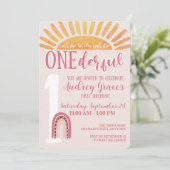 Is She ONEderful誕生日招待状 招待状 (スタンド正面)
