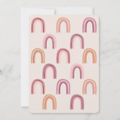 Is She ONEderful誕生日招待状 招待状 (裏面)