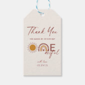 Is She Onederful 1st Birthday ギフトタグ (正面)