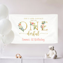 Is She Onederful Girl 1st Birthdayパーティー