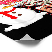 Is Snow Much Fun Winter Christmas Teacher Holiday  ポスター (角)