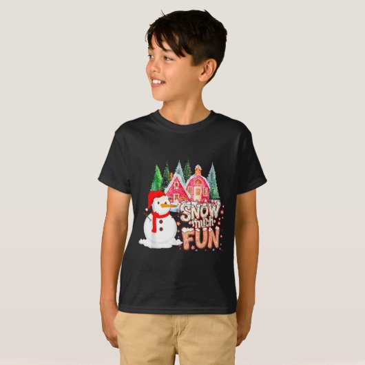 Is Snow Much Fun Winter Christmas Teacher Holiday Tシャツ (正面フル)