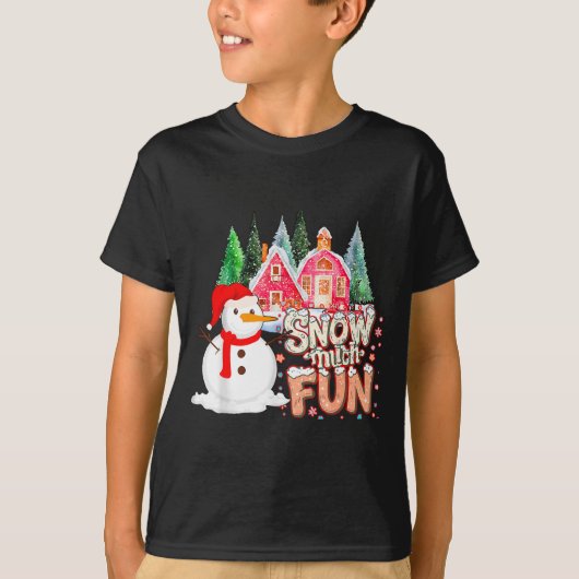 Is Snow Much Fun Winter Christmas Teacher Holiday  Tシャツ (正面)