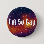 I's Soゲイのカスタマイズ可能な銀河系ID 缶バッジ (正面)