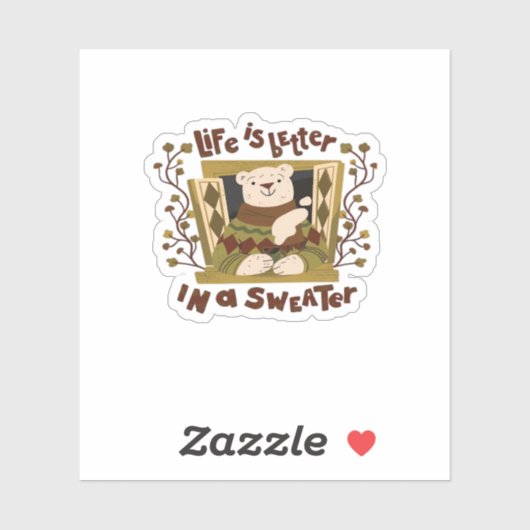 Is Sweater! Autumn It’s Fall Y’all シール (シート)