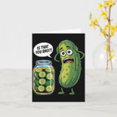 Is That You Bro_ Humorous Ckle Lovers Funny Cuber  カード (黄色い花)