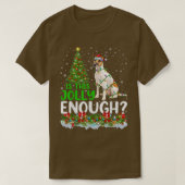Is This Jolly Enough Fo Terrier Dog Christmas Tree Tシャツ (デザイン正面)