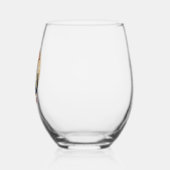 Is This Jolly Enough Funny Black Cat Christmas Tre ステムなしワイングラス (左)