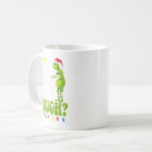 Is This Jolly Enough Green Merry Christmas Tree Li コーヒーマグカップ (正面左)