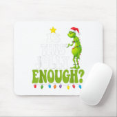 Is This Jolly Enough Green Merry Christmas Tree Li マウスパッド (マウス)