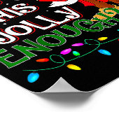 Is This Jolly Enough Mpy Elf Pajama Christmas Ligh ポスター (角)