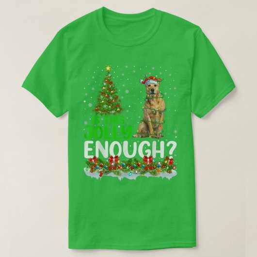 Is This Jolly Enough Rhodesian Ridgeback Dog Chris Tシャツ (デザイン正面)