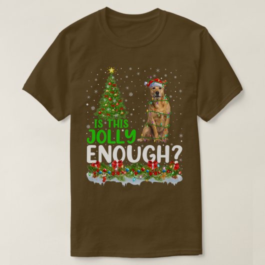Is This Jolly Enough Rhodesian Ridgeback Dog Chris Tシャツ (デザイン正面)