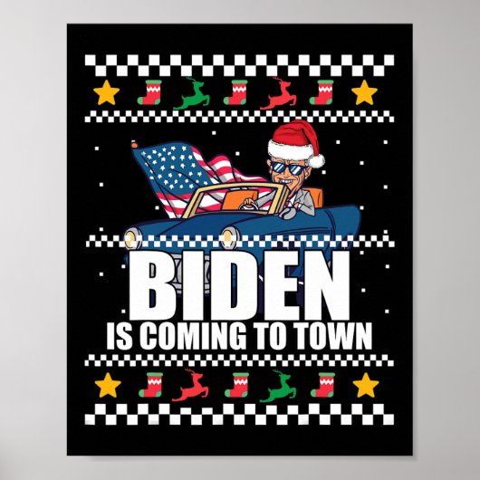 Is To Town来醜いクリスマスセーターミーム ポスター (正面)