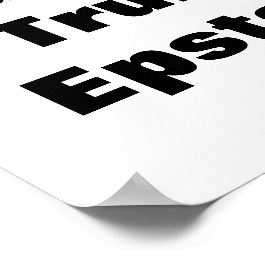 Is Trump on Epstein's list? Poster ポスター (角)