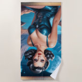 I's Vacation AI Concept Art by Xzendor7 ビーチタオル (正面)