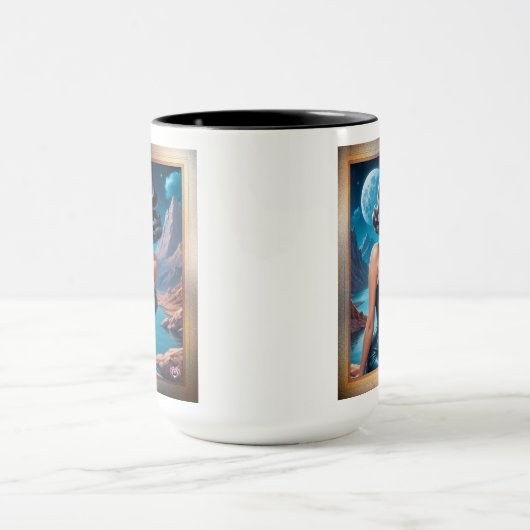 I's Vacation AI Concept Art by Xzendor7 マグカップ (中央)