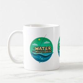 Is Water the Most Essential Resource コーヒーマグカップ