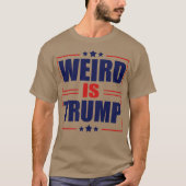Is Weird Minimalist Word Tシャツ (正面)