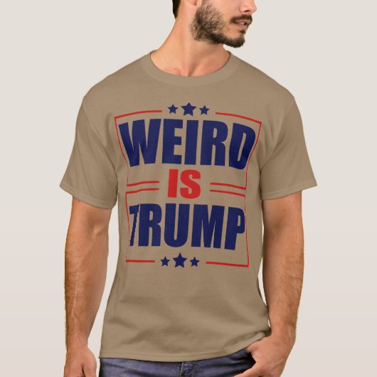 Is Weird Minimalist Word Tシャツ (正面)