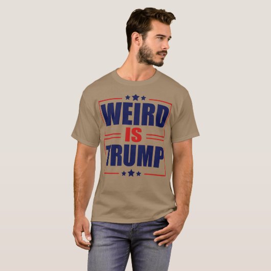 Is Weird Minimalist Word Tシャツ (正面フル)