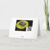 I's You 恋しく思 Greeting Card - B&W子猫 カード (裏面)