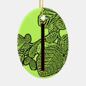 Isaバイキングルーンユール（キリスト降誕祭）オーナメント – 静寂 セラミックオーナメント (裏面)