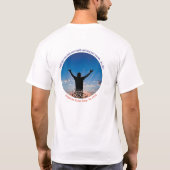 Isa. 43:18のTシャツ Tシャツ (裏面)