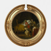 Isaac Blessing Jacob Advent Jesse Tree メタルオーナメント (正面)