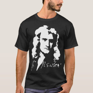 Isaac Newton laws of physics mathematics  Tシャツ