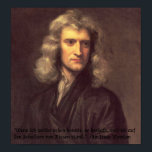 Isaac Newton Zitat Poster ポスター<br><div class="desc">-Sir Isaac Newton</div>