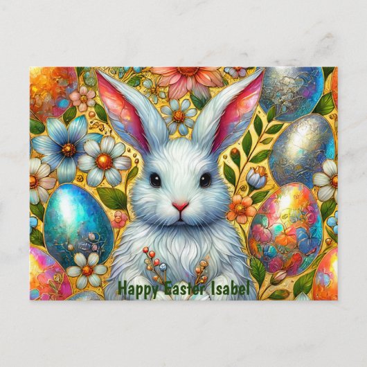 ISABEL ~ HAPPY EASTER BUNNY GREETING ~  シーズンポストカード (正面)