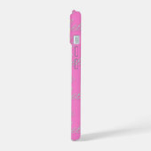 Isabella シグネチャー名前パターン  iPhone 15ケース (左側面)
