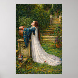 Isabella and the Pot of Basil by Waterhouse ポスター