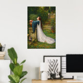 Isabella and the Pot of Basil by Waterhouse ポスター (ホームオフィス)