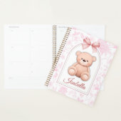 Isabella | Custom Pink Teddy Bear Nursery Design  プランナー手帳 (ディスプレー)
