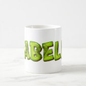 Isabelle Name Kiwi Style Tasse Kaffeetasse コーヒーマグカップ (中央)