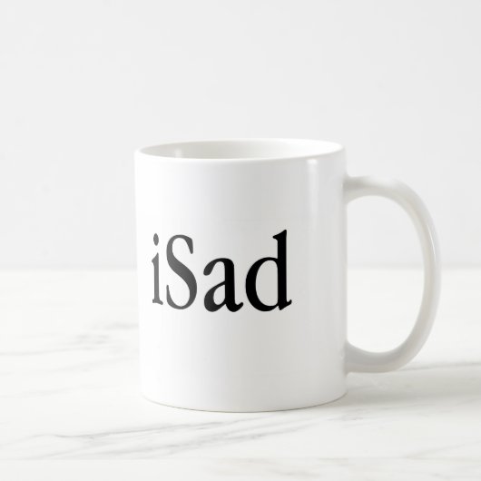 iSad -さようならスティーブ コーヒーマグカップ (右)