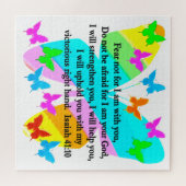 ISAIAH インスパイア 41:10聖書の聖句デザイン ジグソーパズル (横)