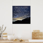 Isaiah 40;28-31 | Inspirational ポスター (キッチン)