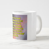 Isaiah 40:30-31 WEBU Mug ジャンボコーヒーマグカップ (正面右)